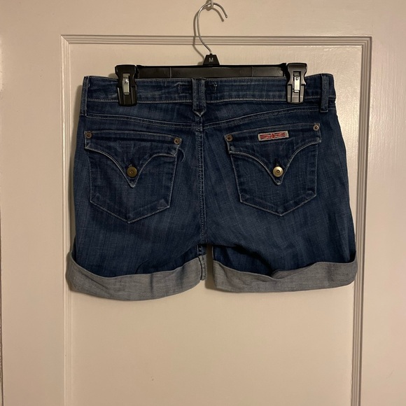 Hudson Jeans Dark Blue Women's Jean Shorts - Picture 2 of 6